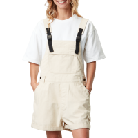 Women's Picture Organic Baylee Overalls 2022 Pant in Khaki size X-Large | Cotton