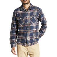 Brixton Bowery Long-Sleeve Men's 2024 in Blue size Medium | Acrylic/Cotton/Polyester