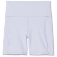 Women's Vuori Studio Pocket Shorts 2024 in Blue size Medium | Elastane/Polyester