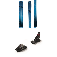 Blizzard Hustle 9 Skis 2024 - 172 Package (172 cm) + 100mm AT Bindings in Red size 172/100mm