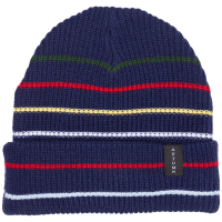 Autumn Select Multi Stripe Beanie Hat 2023 in Blue | Acrylic