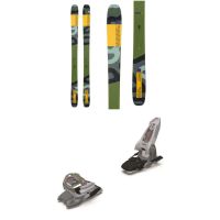 K2 Mindbender 106 C Skis 2024 - 169 Package (169 cm) + 110 Adult Alpine Bindings in Gray size 169/110