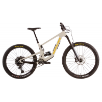 Santa Cruz Bicycles | Bronson 4.1 C R Bike Gloss Chalk | White | Xs