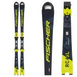 Fischer RC4 WC SL Women's MO-Plate Race Ski with RC4 Z18 X RD FreeFlex ST Bindings 2022
