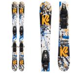 K2 Poacher Kids Skis with Marker 4.5 FDT Bindings 2022