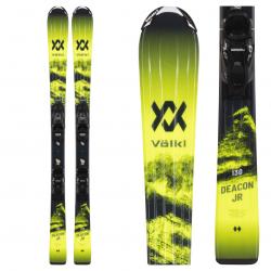 Volkl Deacon Jr. Kids Skis with vMotion Jr. 7.0 Bindings 2022