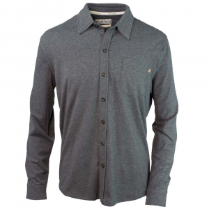 Purnell Jersey Knit Button-Up Mens Shirt