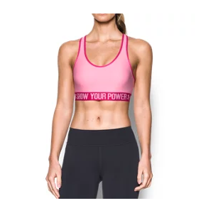 Women's UA Power In Pink Armour Mid Sports Bra