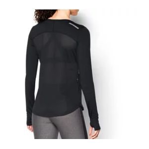 Women's UA Fly-By Solid Long Sleeve