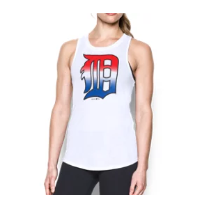 Women's Detroit Tigers 4th of July Cutout Tank