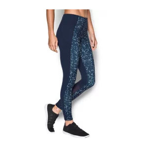 Women's UA Mirror Feathered Marble Leggings