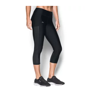 Women's UA Fly-By Mesh Inset Capris