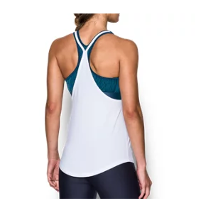 Women's HeatGear Armour Printed 2-in-1 Tank