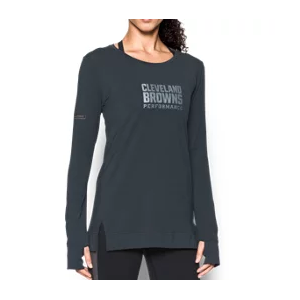 Women's NFL Combine Authentic UA Pinnacle Long Sleeve T-Shirt