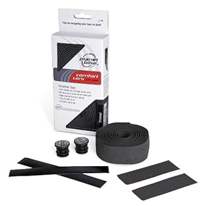 Planet Bike Comfort Gel Bike Handlebar Tape (Charcoal) Charcoal Cork