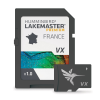 LakeMaster Premium, France Map, 6.5" x 4" x 3.75"