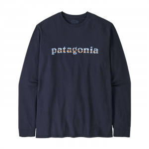 Patagonia Long Sleeve 73 Text Logo Responsibili-Tee - Men's