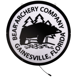 Bear Archery Traditional Logo LED Sign