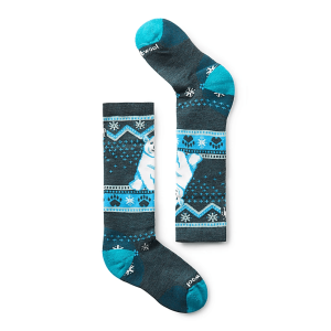 Smartwool Wintersport Full Cushion Polar Bear Pattern Over The Calf Sock - Kids'