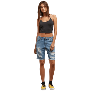Volcom Super Stoned Denim Bermuda Short - Women's