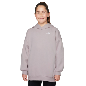Nike NSW Club Fleece Oversized Pullover Hoody - Girls'