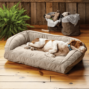 Orvis ComfortFill-Eco Bolster Dog Bed