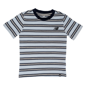 New Balance Striped Short Sleeve Tee - Boys'