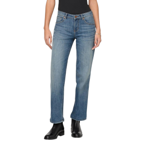 DUER Performance Denim Mid Rise Straight Pant - Women's