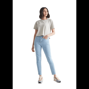 DUER Midweight Denim High Rise Taper - Women's