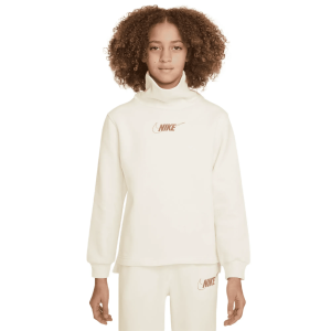 Nike Sportswear Club Fleece Funnel Long-Sleeve Top - Girls'