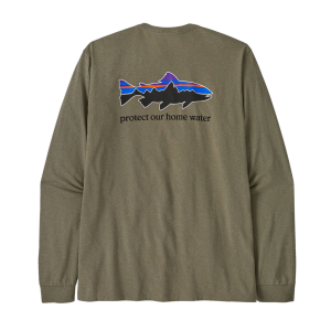 Patagonia Long-Sleeved Home Water Trout Responsibili-Tee Shirt - Men's