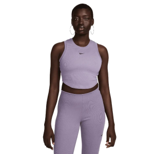 Nike Sportswear Chill Knit Tight Cropped Mini-Rib Tank Top - Women's