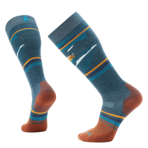 Smartwool Snowboard Targeted Cushion Piste Machine Over The Calf Sock