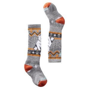 Smartwool Wintersport Full Cushion Polar Bear Pattern Over The Calf Sock - Kids'