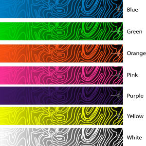 White Water Archery Topo Fade Color V2 Arrow Wrap