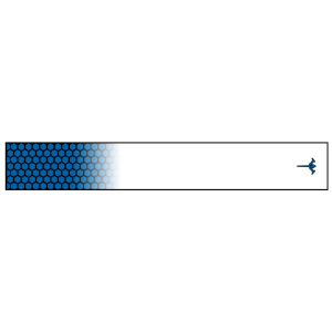 White Water Archery Honeycomb Fade To White Arrow Wraps