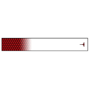 White Water Archery Honeycomb Fade To White Arrow Wraps