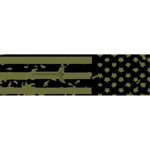 White Water Archery American Flag Laminated Arrow Wrap
