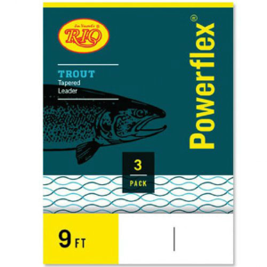 RIO Powerflex Trout Leader 9ft (3 Pack)