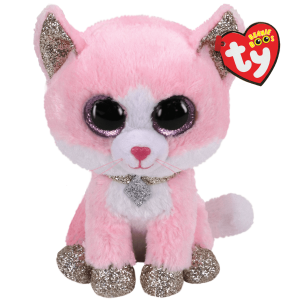 Ty Fiona Pink Cat Beanie Babie