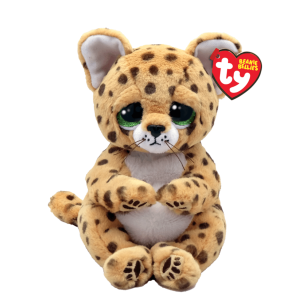 Ty Lloyd Tan Spotted Leopard Beanie Boo Plush