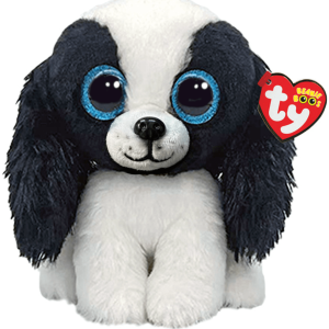 Ty Sissy Black And White Dog Beanie Boo Plush