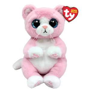 Ty Lillibelle Pink Cat Beanie Boo Plush