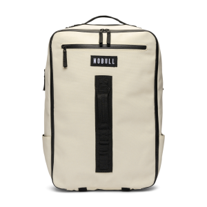 Nobull NOBULL Waxed Canvas Backpack in Ivory - $119.00 at NOBULL