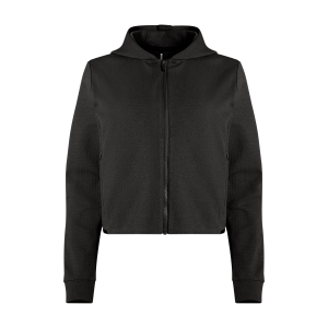 Nobull NOBULL - Women's Drive Cropped Zip-Up - Black - $98.00 at NOBULL