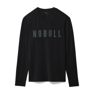 Nobull NOBULL - Long Sleeve Tee Men's - Black - $38.00 at NOBULL