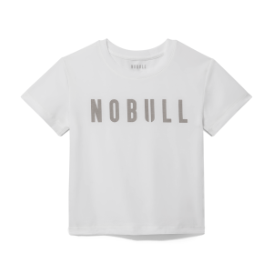 Nobull NOBULL - Fitted Tee Women's - White - $34.00 at NOBULL