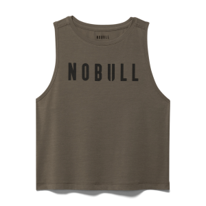Nobull NOBULL - Muscle Tank Women's - Dark Fallen Rock - $28.00 at NOBULL