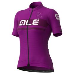 ALE Bike Wear | PRS Crystal Women's SS Jersey | Size Extra Small in Purple