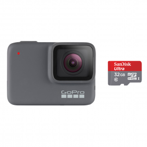 GoPro HERO7 Silver/32GB SD Bundle